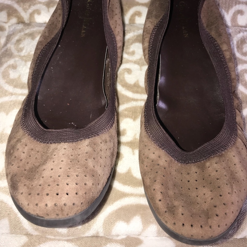 Cole Haan perforated ballet slipper